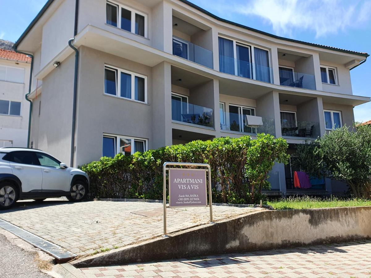 Vis A Vis Apartments Baška Buitenkant foto